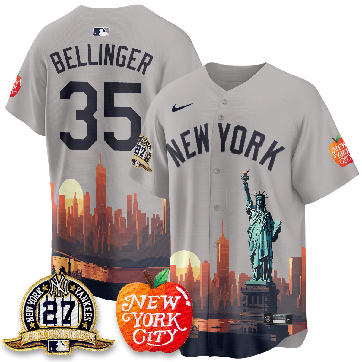 New York Yankees City Edition Vapor Jersey - Stitched