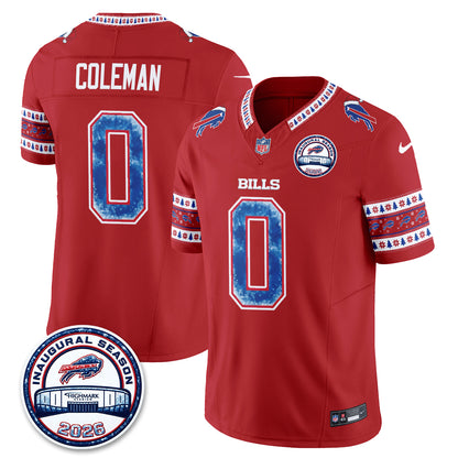 Buffalo Bills Xmas Edition Vapor Jersey - Stitched