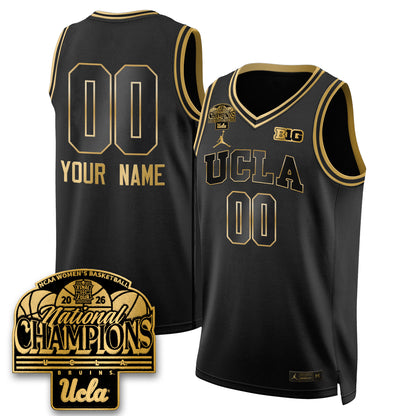UCLA Women's Basketball National Champion 2026 Limited Custom Jersey -  All Stitched
