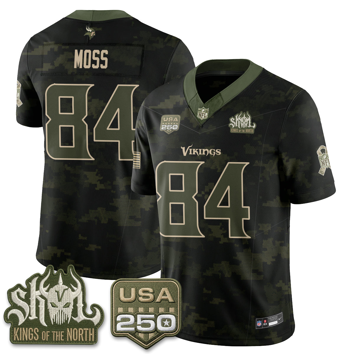 MIN 2026 Salute to Service Edition Vapor Jersey - Stitched