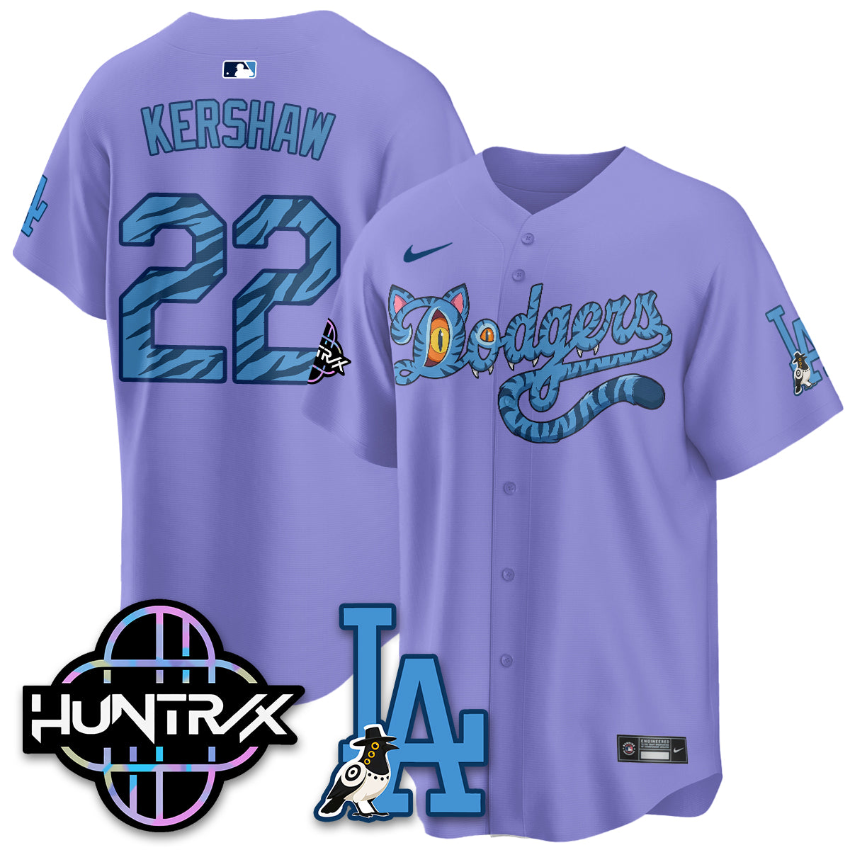 Los Angeles Dodgers x K-Pop Demon Hunters 2026 Vapor Jersey - Stitched