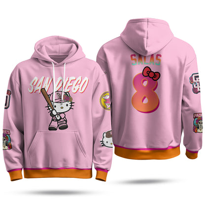 San Diego Padres x Meow KT Hoodie - Stitched