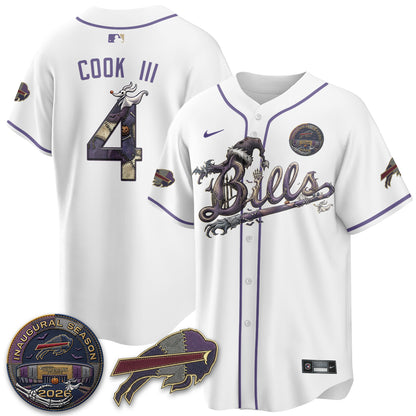 BUF 2026 Nightmare Edition Vapor Baseball Jersey - Stitched