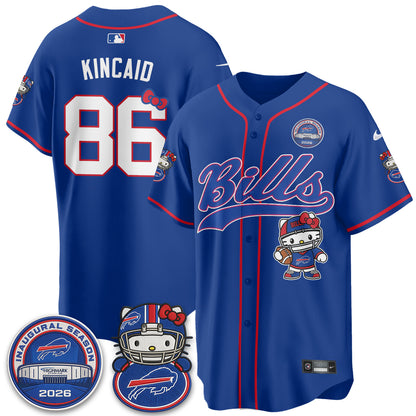 BUF x Meow  Vapor Baseball Jersey - Stitched