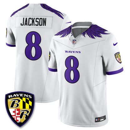 Baltimore Ravens Halloween Edition Vapor Jersey - Stitched