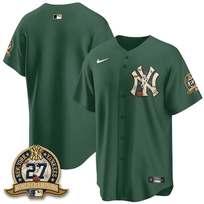 New York Yankees Halloween 2026 Vapor Limited Jersey - Stitched