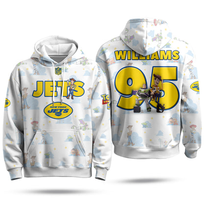 New York Jets x Infinity & Beyond Hero Edition Pullover Hoodie - Printed