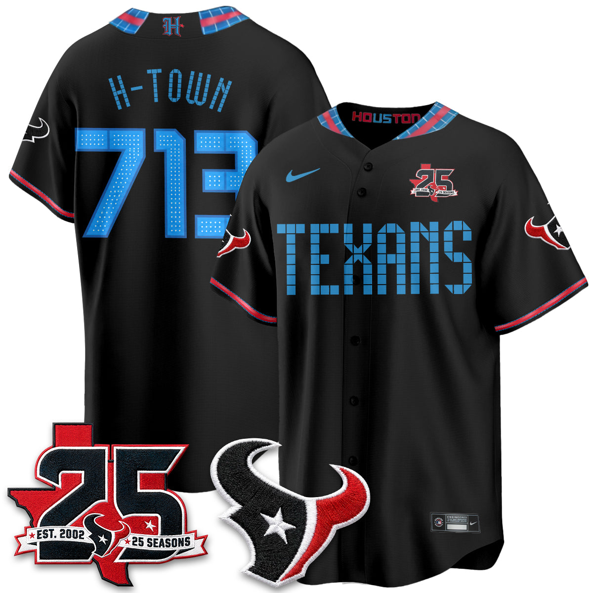 HOU 2026 Rivalries Baseball Vapor Jersey - Stitched