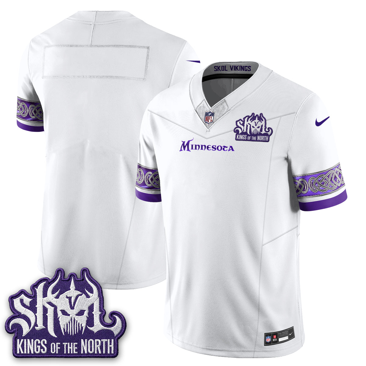MIN Fangear Edition Warrior Skol Patch Vapor Jersey - Stitched