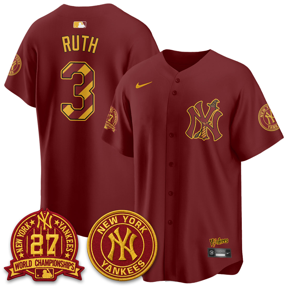 New York Yankees x HP 25 Years of Magic Vapor Limited Jersey - Stitched