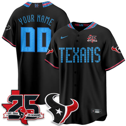 HOU 2026 Rivalries Baseball Vapor Custom Jersey - Stitched