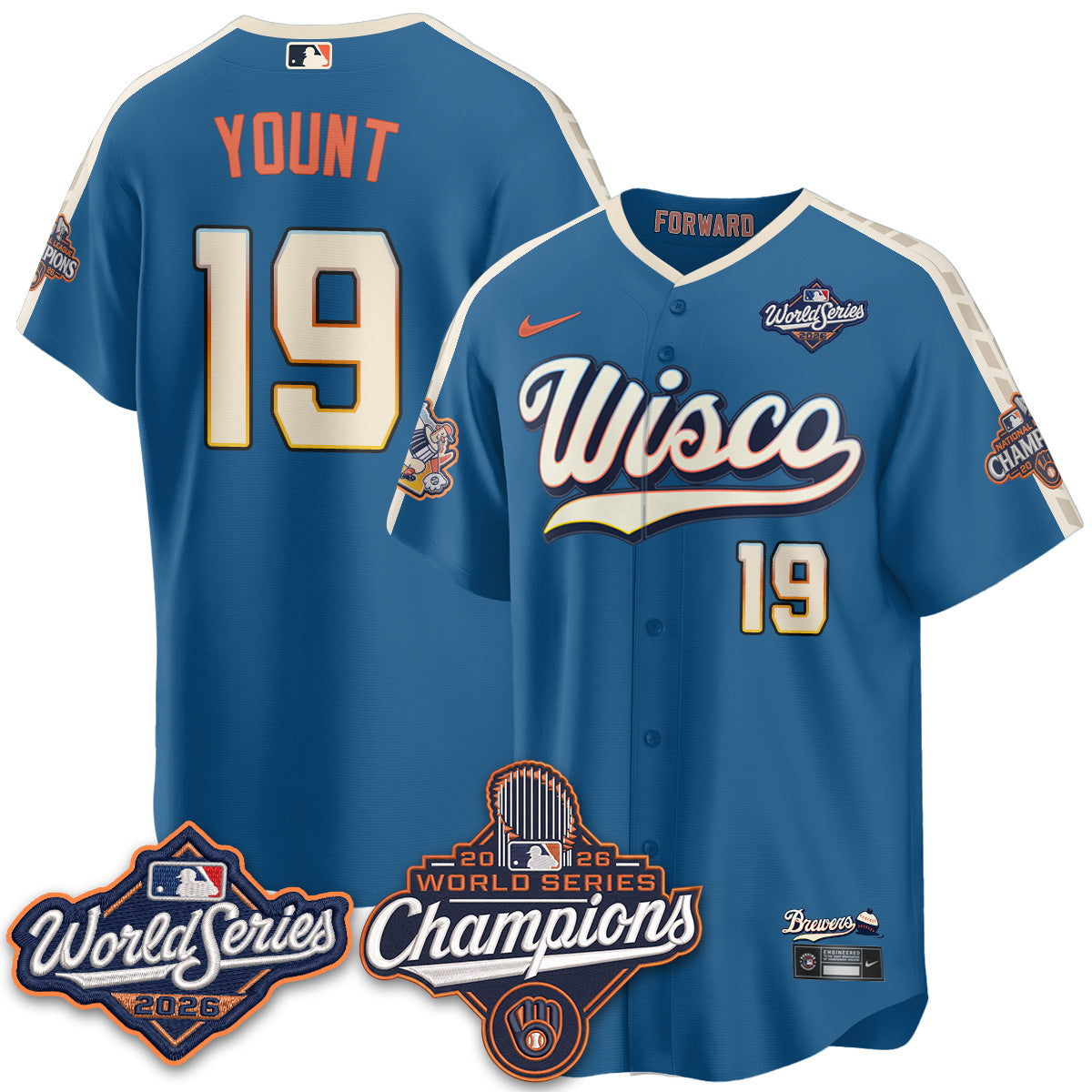 MIL 2026 WS Champions Vapor Jersey - Stitched