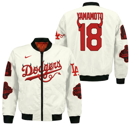 LAD Devil Limited Edition Varsity Jacket - Printed