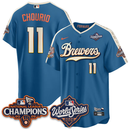 MIL 2026 NL Champions City Connect Vapor Jersey - Stitched