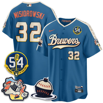 MIL 2026 City Connect Bob Uecker Vapor Limited Jersey - All Stitched V1