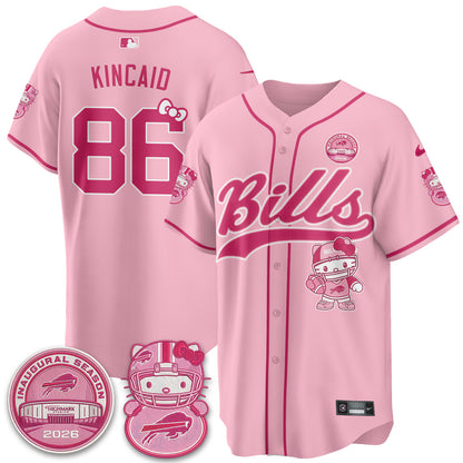 BUF x Meow  Vapor Baseball Jersey - Stitched