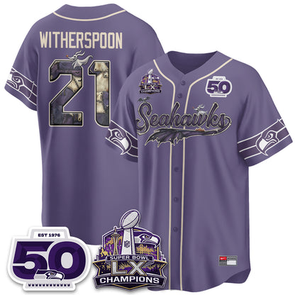 Seattle Seahawks 2026 Nightmare Edition Vapor Baseball Jersey - Stitched