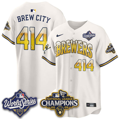 MIL "Pitcher & Pint" 2026 NL Champions Vapor Jersey - Stitched