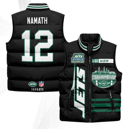 NYJ Gotham City Puffer Vest - Printed