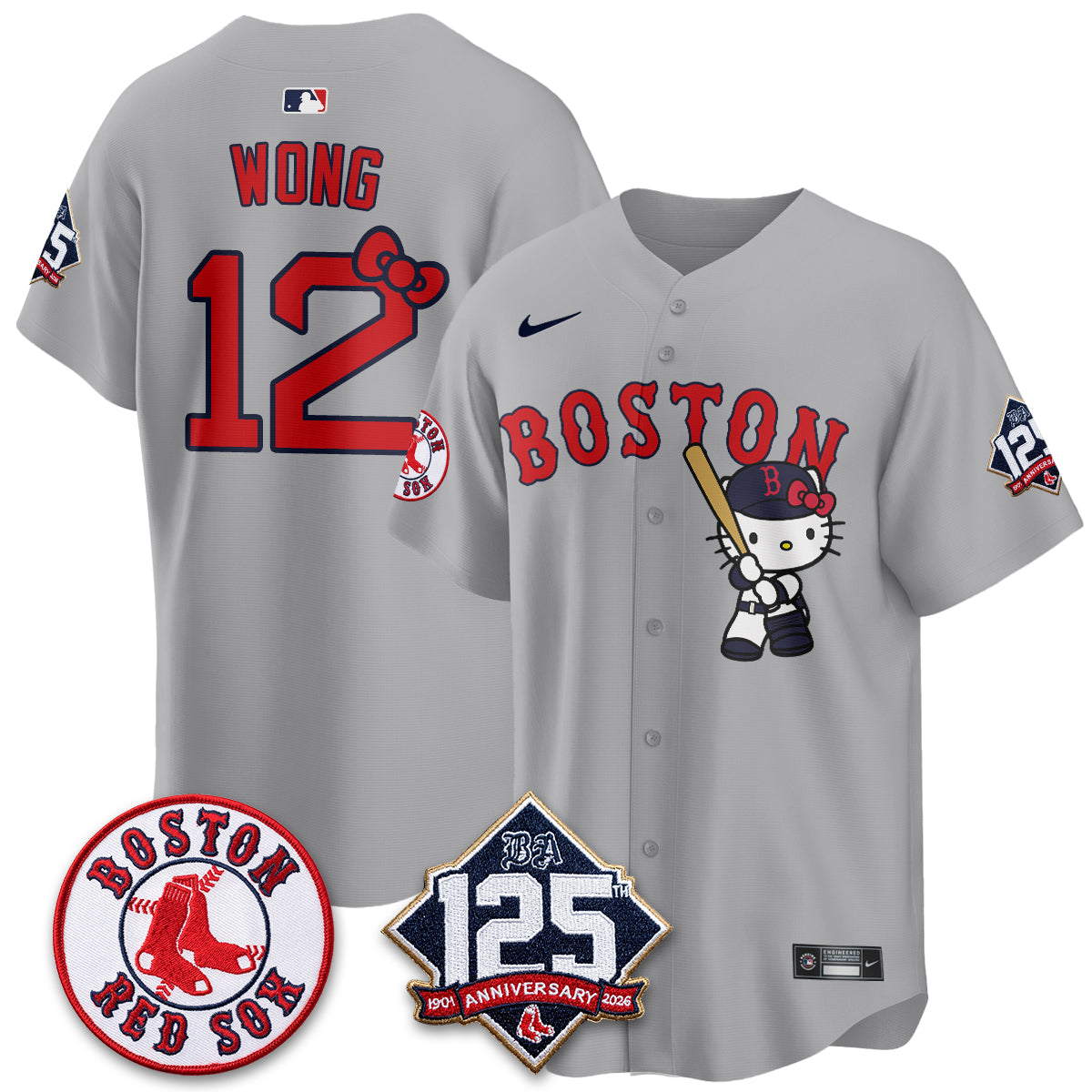 Boston Red Sox x Meow KT Vapor Limited Jersey - Stitched