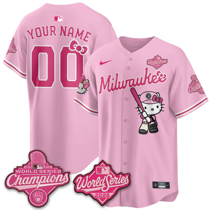 MIL 2026 WS Champions x Meow KT Custom Vapor Jersey - Stitched