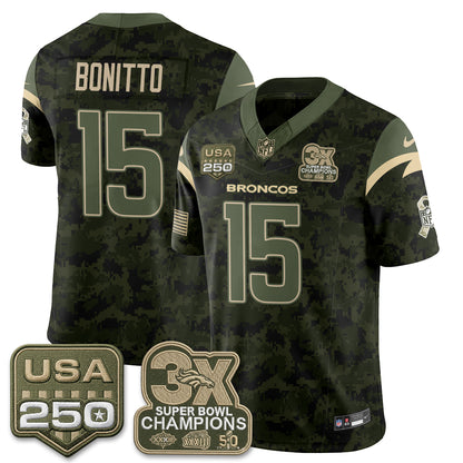 DEN 2026 Salute to Service Edition Vapor Jersey - Stitched