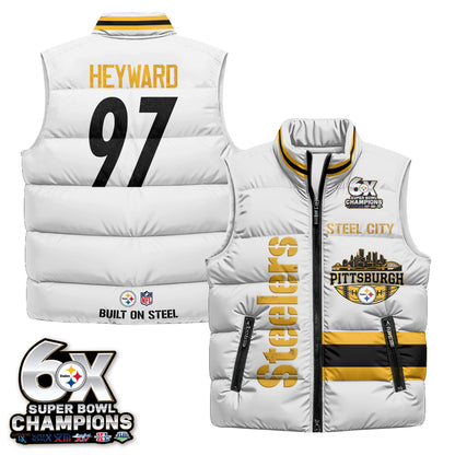 PIT "Steel City" Puffer Vest - Printed