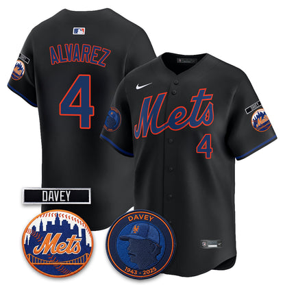 NYM 2026 Davey Johnson In Memoriam Vapor Limited Jersey - All Stitched