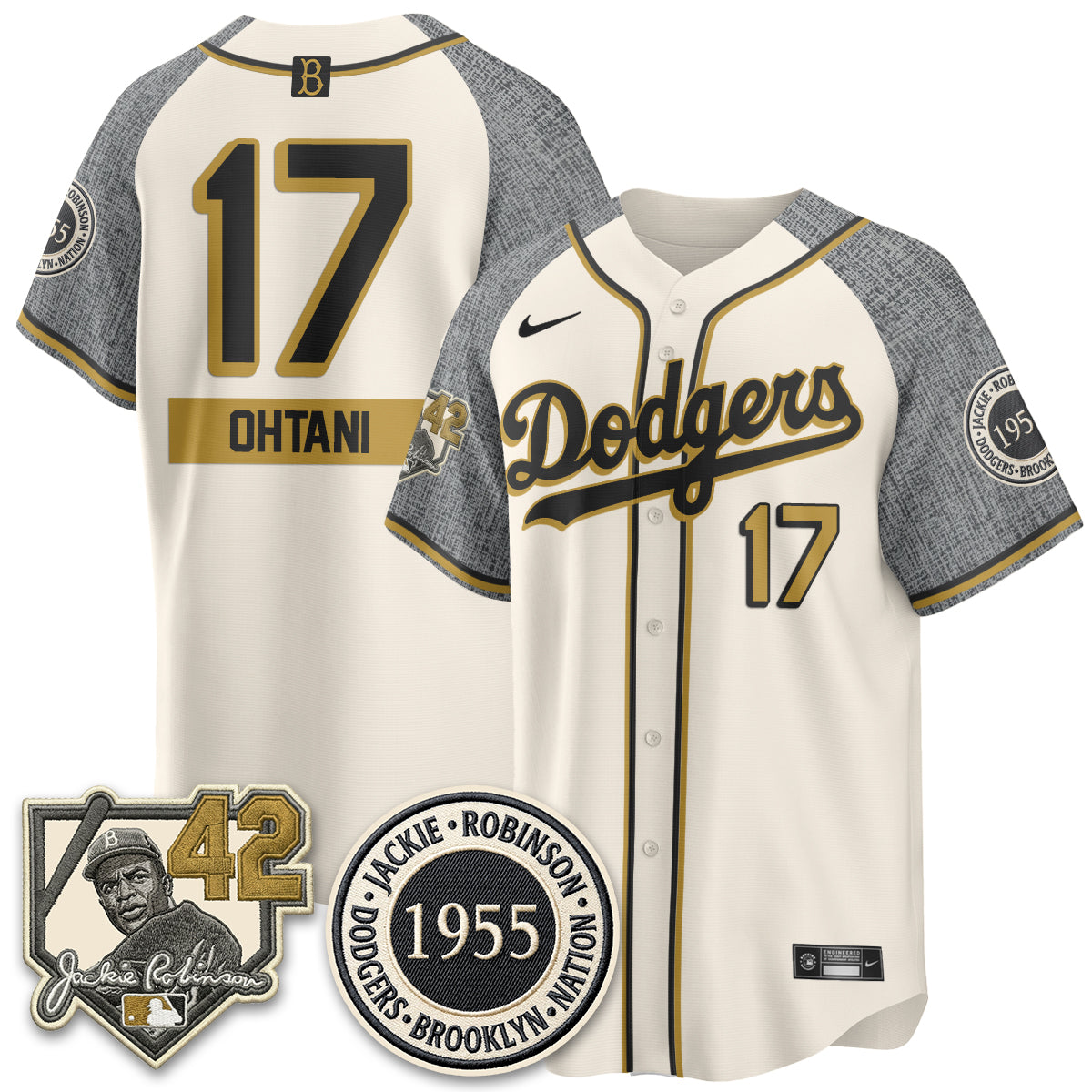 LAD 2026 New Era Jackie Robinson Vapor Limited Jersey -  All Stitched