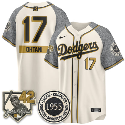 LAD 2026 New Era Jackie Robinson Vapor Limited Jersey -  All Stitched