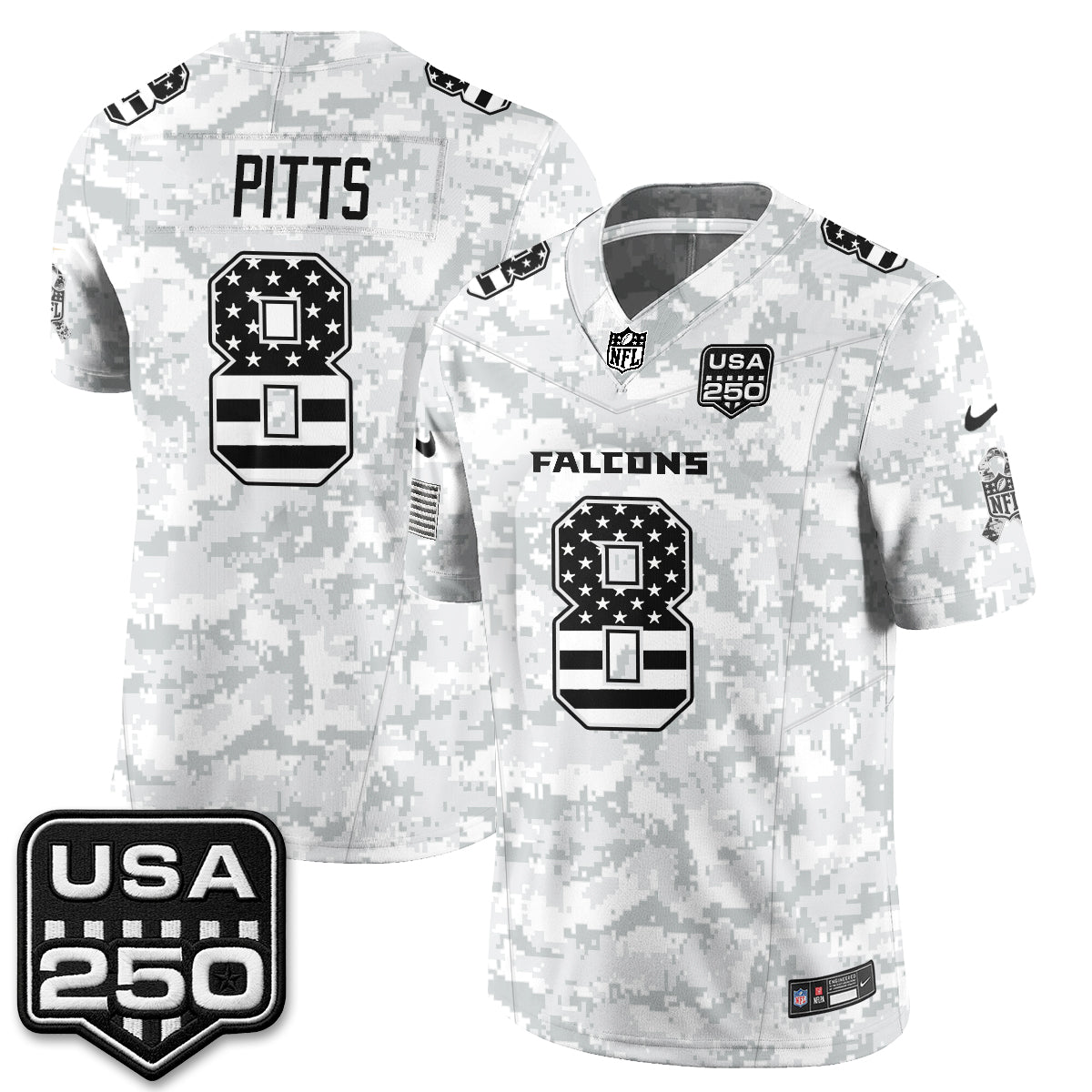 ATL 2026 Salute to Service Vapor Jersey - Stitched