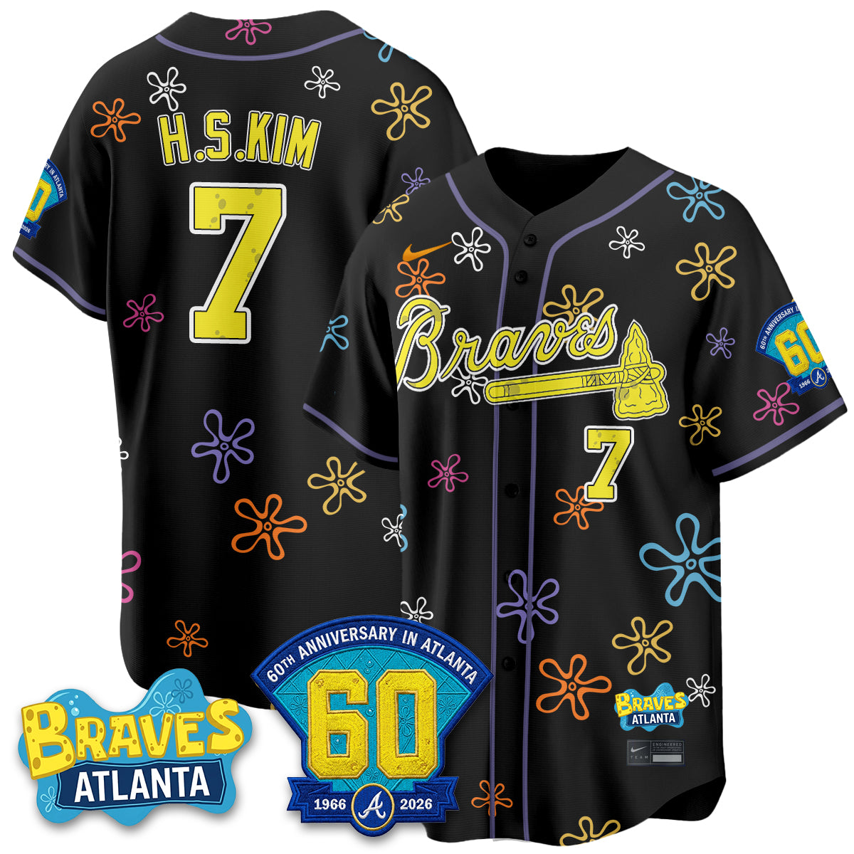 Atlanta Braves x SBSP Limited Vapor Jersey- Stitched
