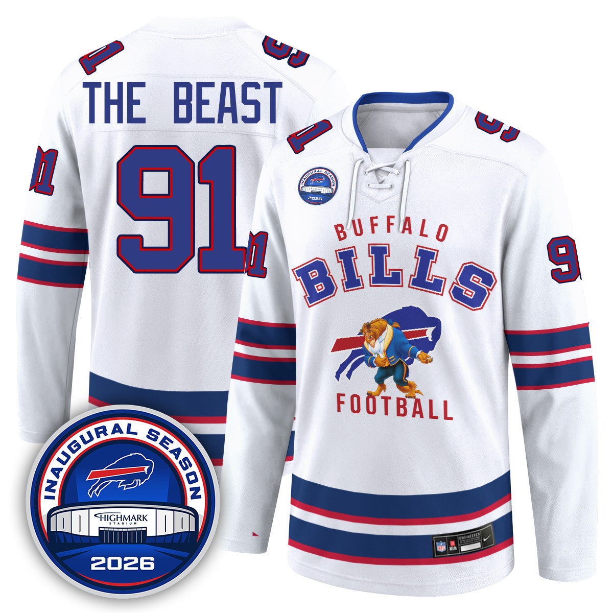 BUF x The Beast Edition Hockey Jersey - Printed