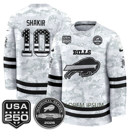 BUF 2026 Salute To Service Edition Hockey Jersey - Printed