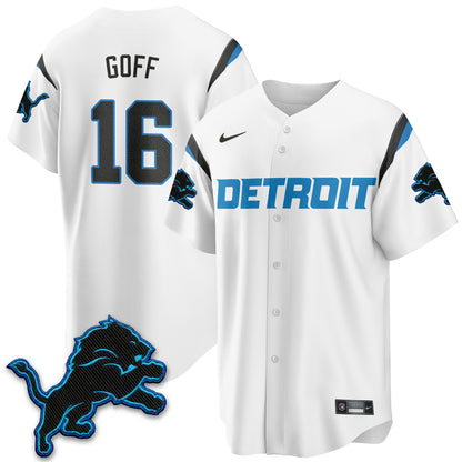 Detroit Lions 2026 Rivalries Baseball Vapor Jersey - Stitched