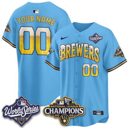 MIL "Pitcher & Pint" 2026 NL Champions Custom Vapor Jersey - Stitched