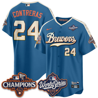 MIL 2026 NL Champions City Connect Vapor Jersey - Stitched