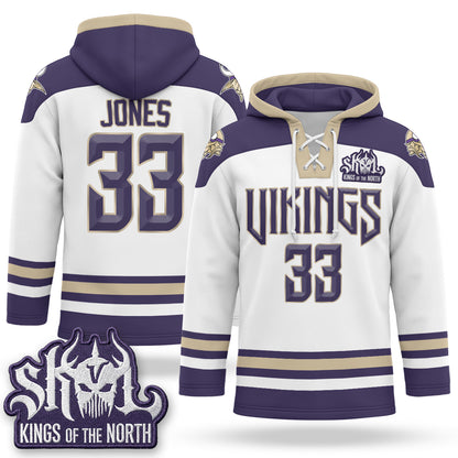 Minnesota Vikings 2026 Rivalries Fleece-Lined Hockey Hoodie - Stitched
