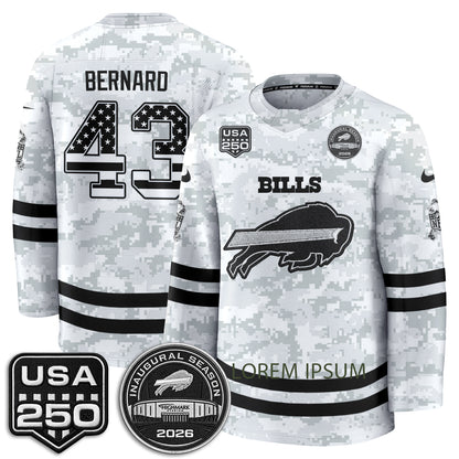 BUF 2026 Salute To Service Edition Hockey Jersey - Printed