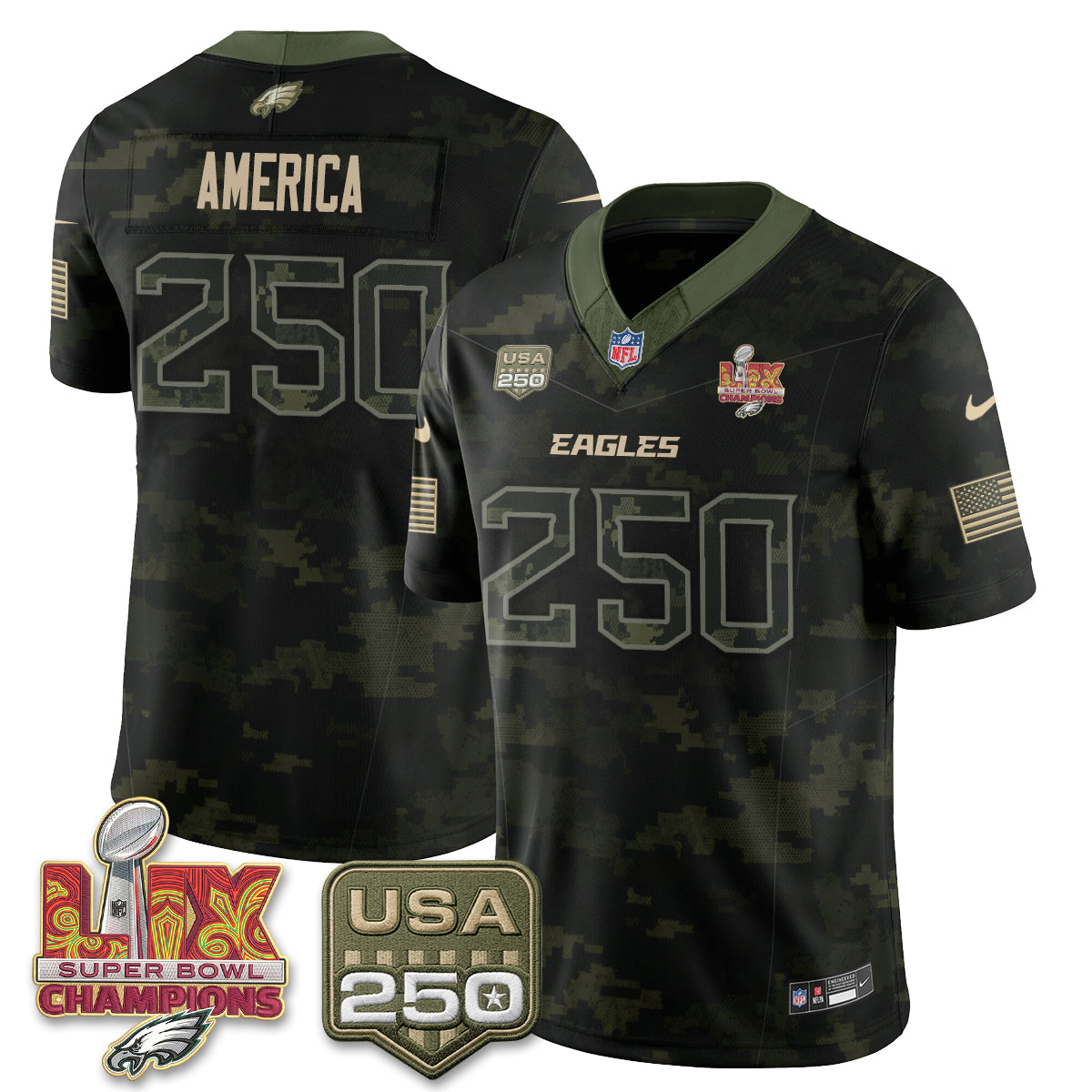 PHI Salute to Service Vapor Jersey - Stitched