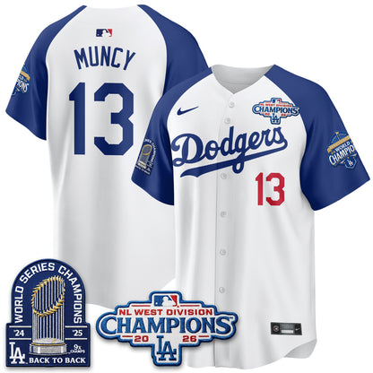 LAD 2026 NL West Champs Vapor Jersey- Stitched