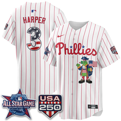 Philadelphia Phillies 2026 All Star Phanatic Edition Vapor Jersey - Stitched