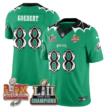 Philadelphia Eagles x Bat Edition Vapor Jersey - Stitched
