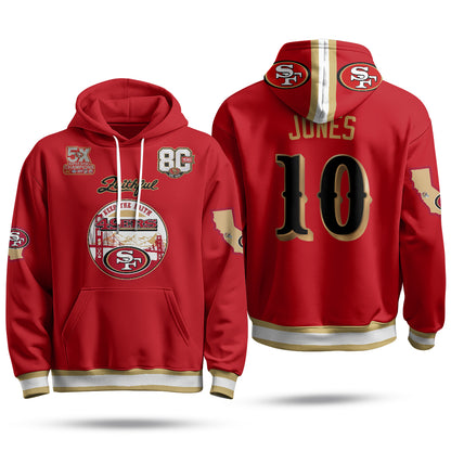San Francisco 49ers Faithful to The Bay Hoodie - Stitched
