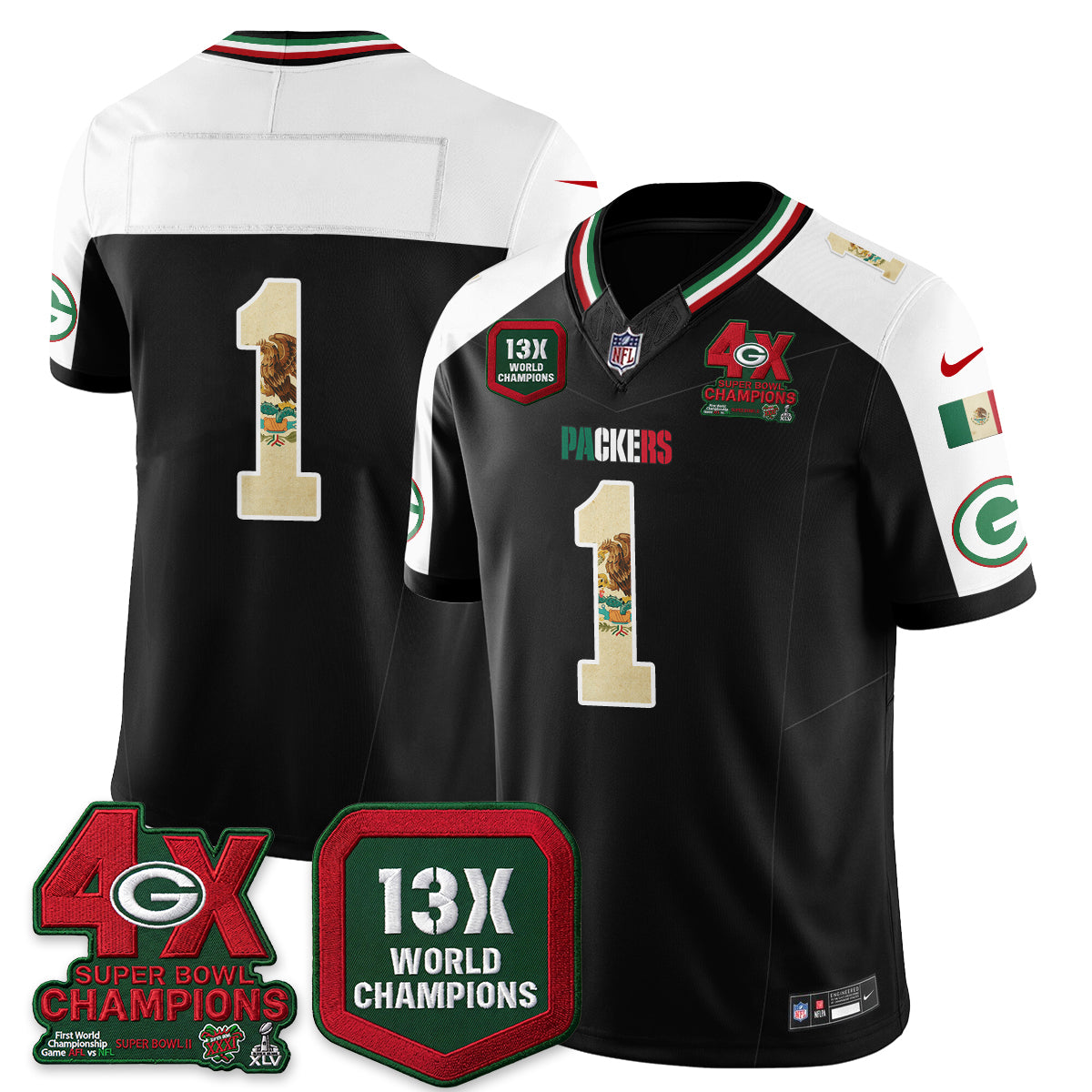 GB Mexico Edition Vapor Jersey - Stitched