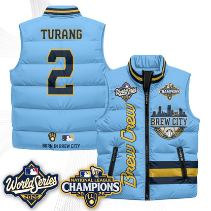 MIL 2026 NL Champions Puffer Vest - Printed