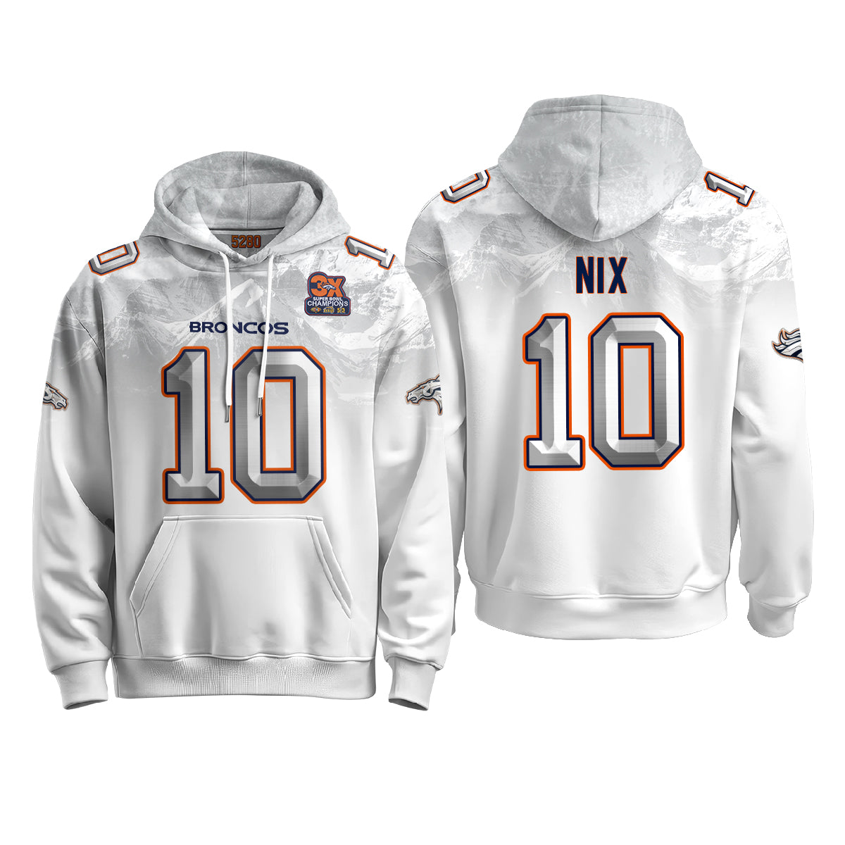 Denver Broncos Fangear Edition Hoodie - Printed