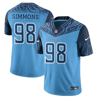 Tennessee Titans Fangear Edition Vapor Jersey - Stitched