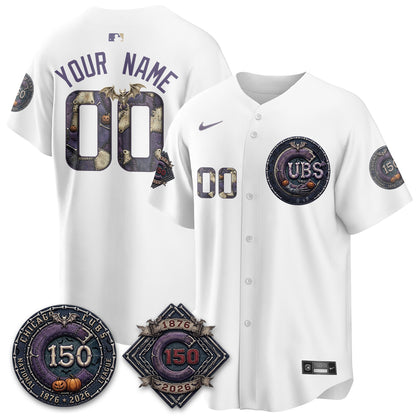 Chicago Cubs Nightmare Edition Vapor Limited Custom Jersey - Printed