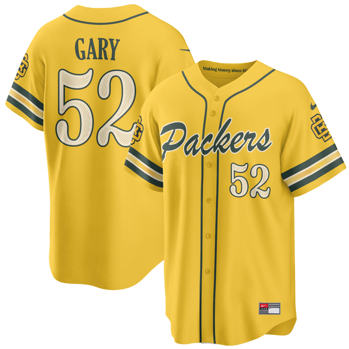GB 2026 Rivalries Baseball Vapor Jersey - Stitched